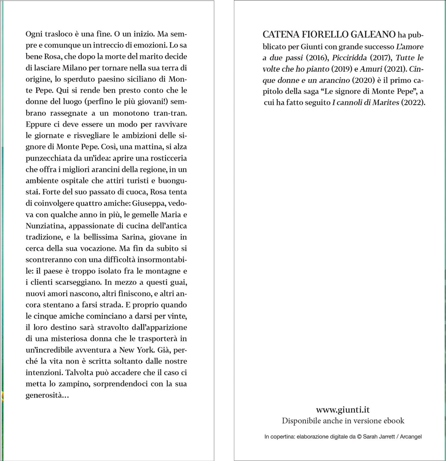 Cinque donne e un arancino