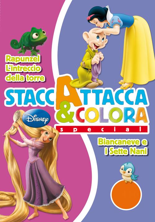 Staccattacca e colora special. Biancaneve-Rapunzel