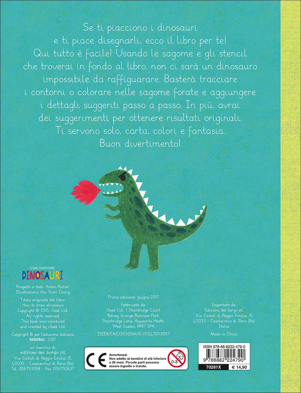 Come disegnare dinosauri::Con più di 58 sagome per disegnare in modo facile e divertente!