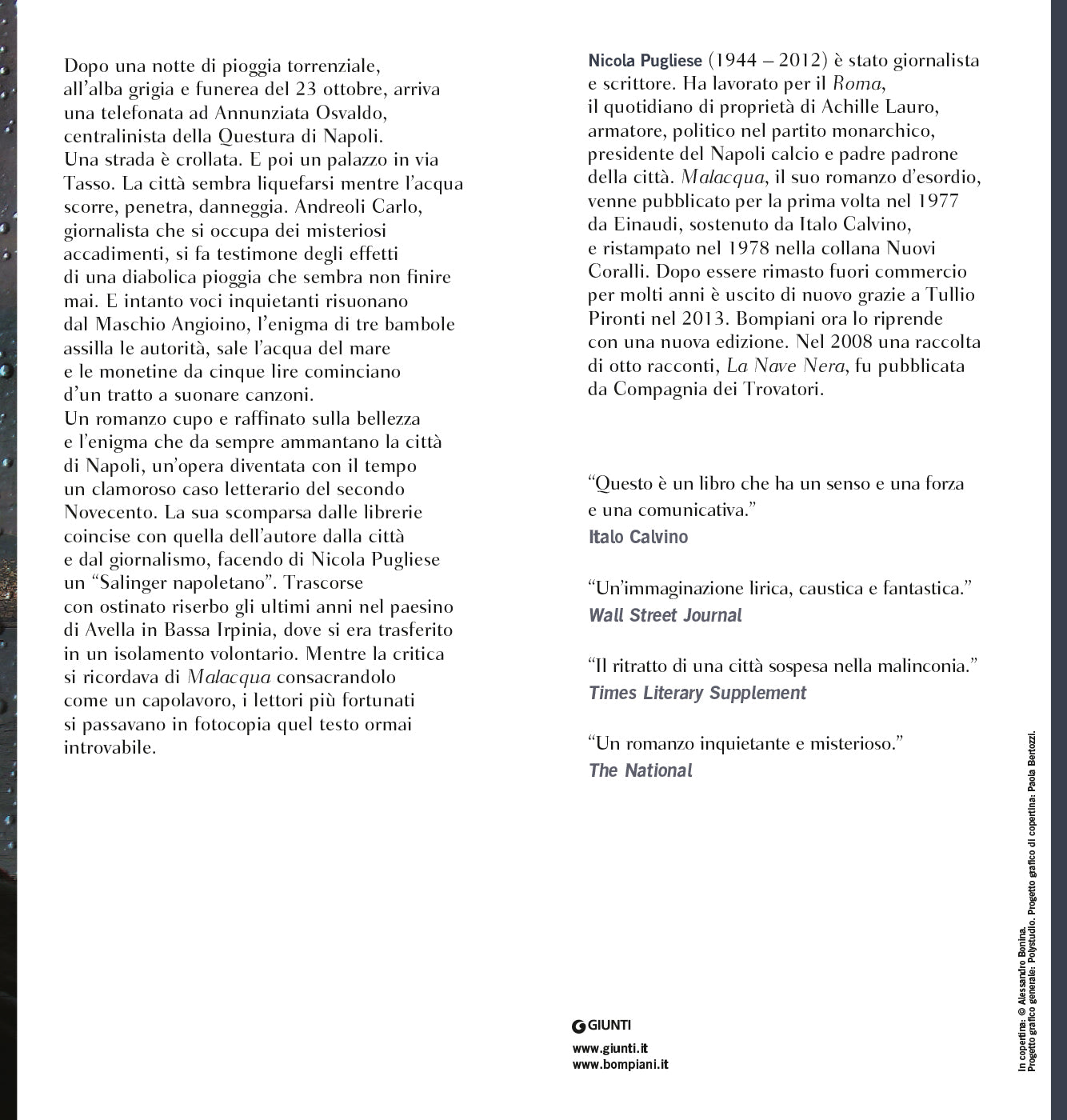 Malacqua::Quattro giorni di pioggia nella città di Napoli in attesa che si verifichi un accadimento straordinario