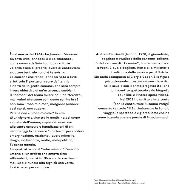 Roba minima (mica tanto)::Tutte le canzoni di Enzo Jannacci