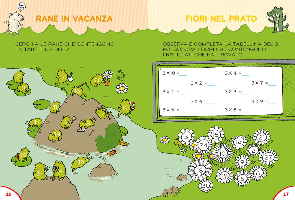 Il gioco segreto per imparare le tabelline::con poster della Tavola Pitagorica