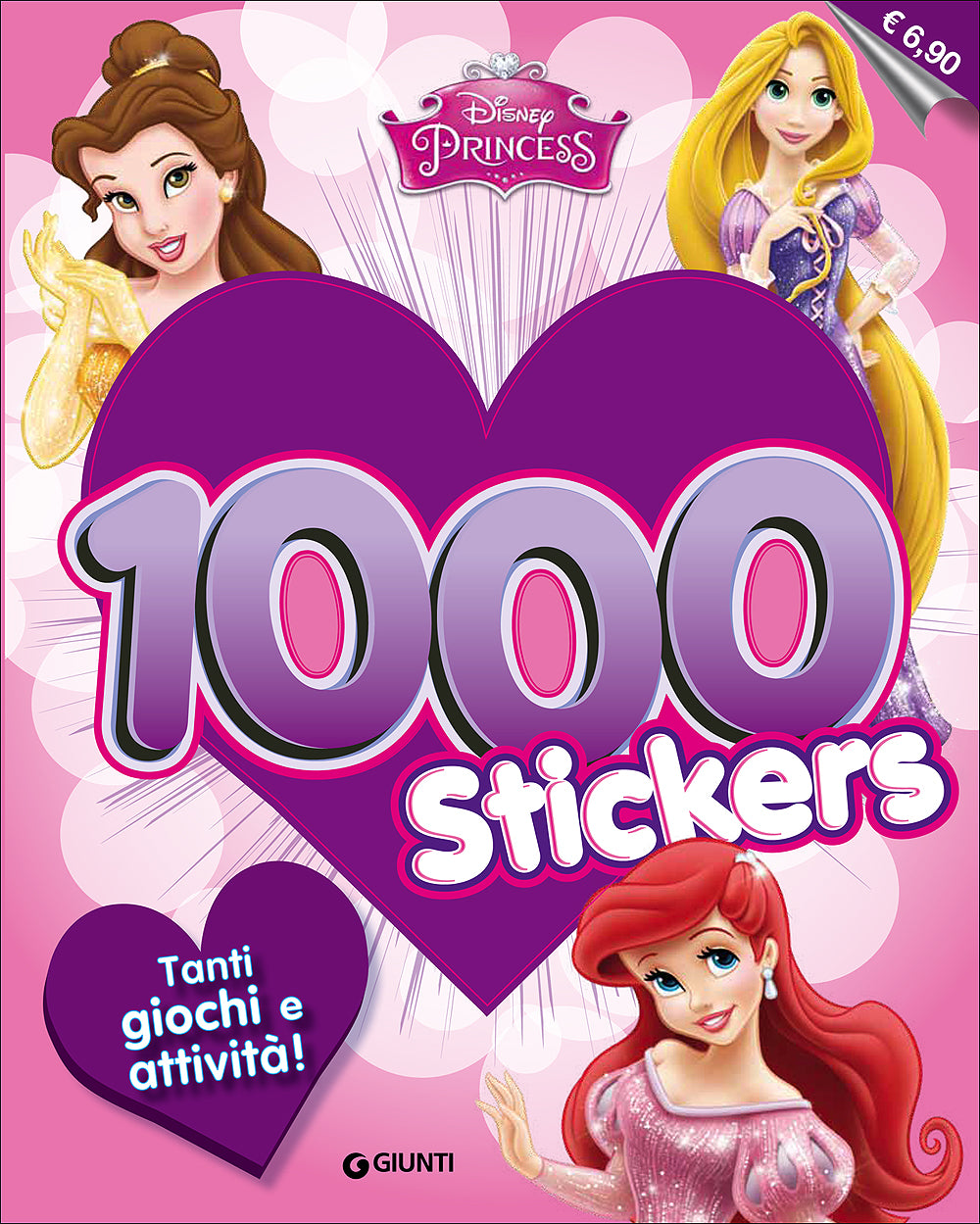 500/1000 Stickers - Principesse. 1000 Stickers::Tanti giochi e attività!