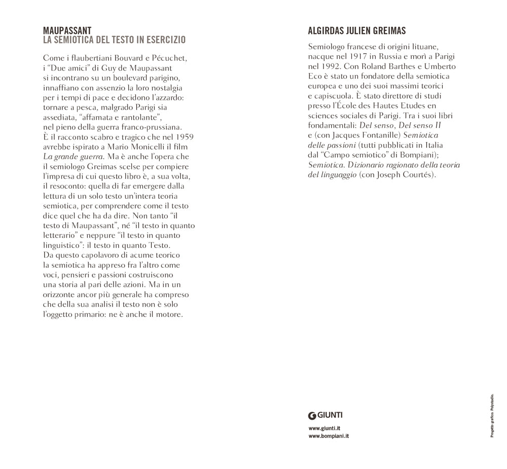 Maupassant::Esercizi di semiotica del testo