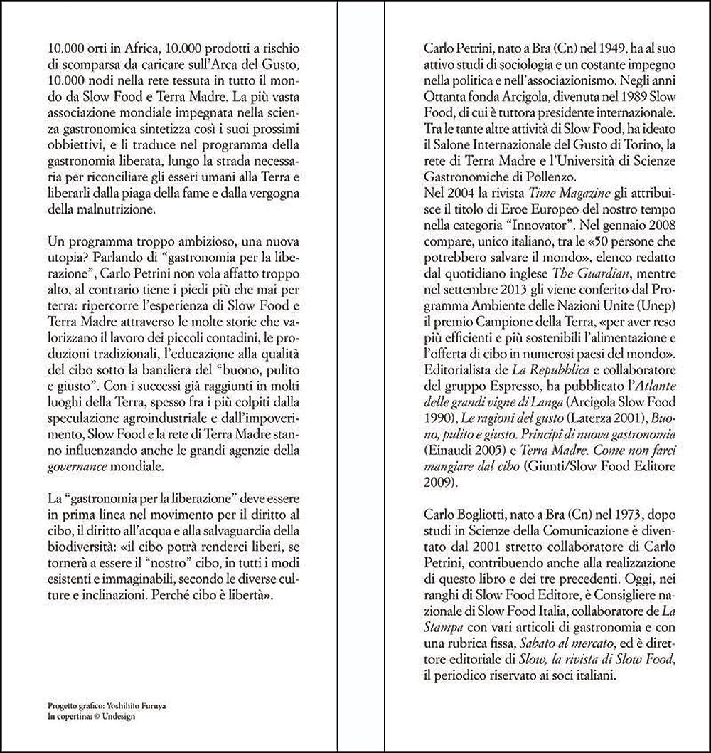 Cibo e libertà::Slow Food: storie di gastronomia per la liberazione