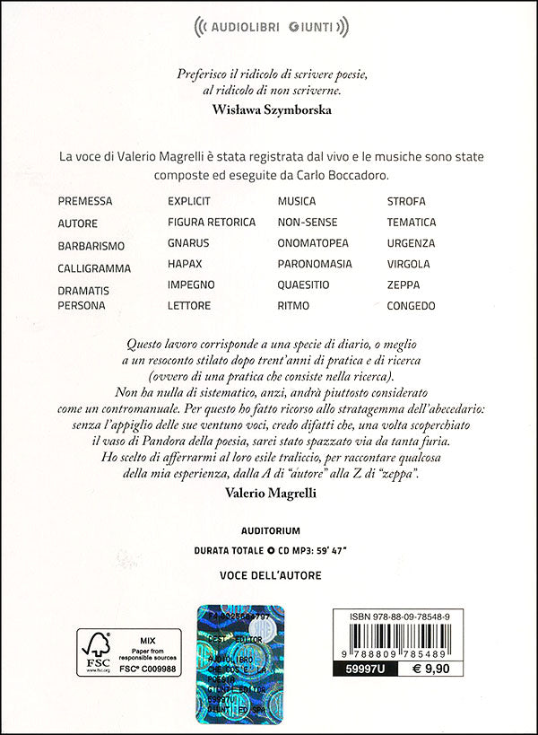 Che cos'è la poesia? + CD audio mp3