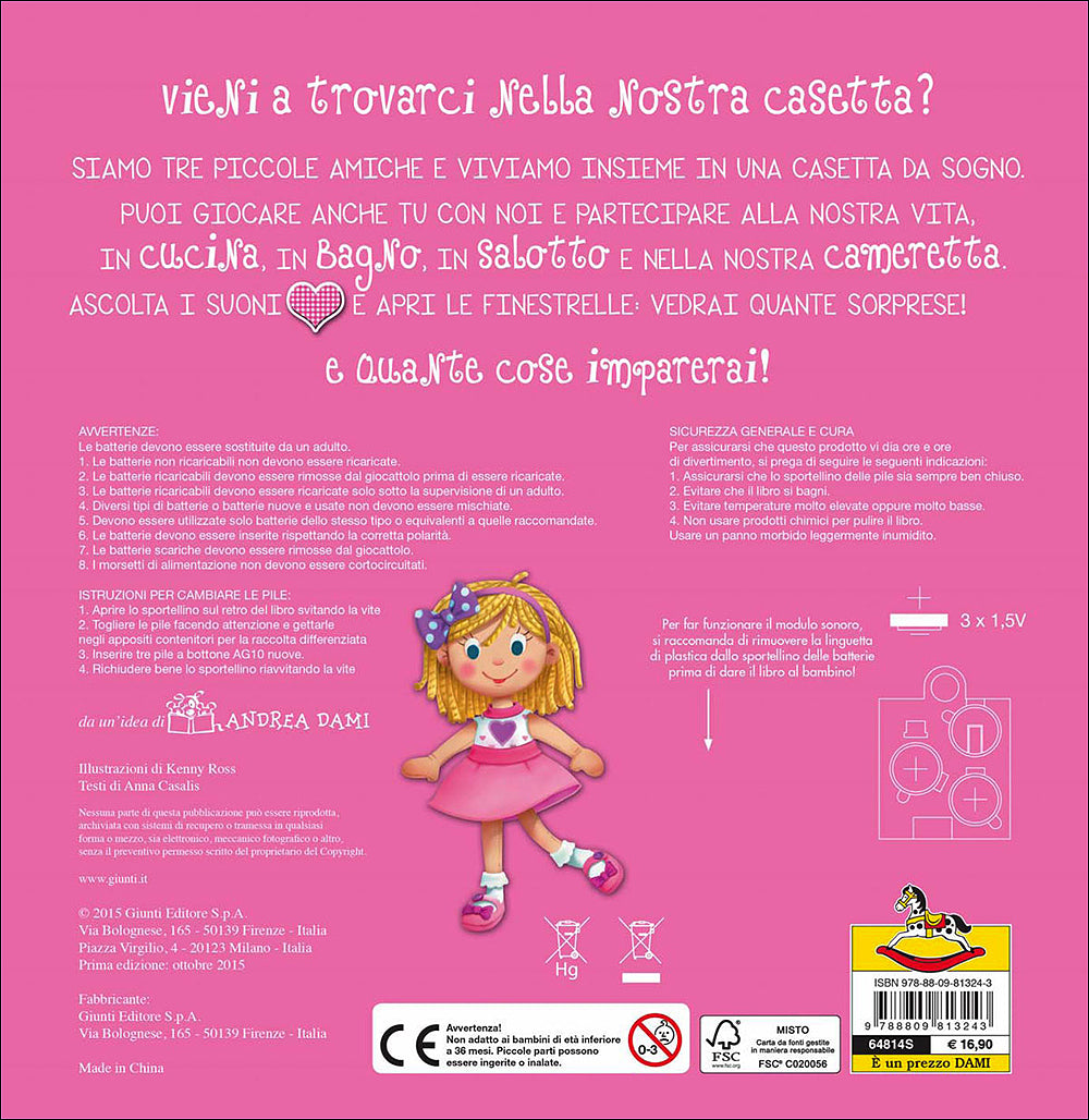 La casa delle Bambole::Un libro con tanti suoni e finestrelle