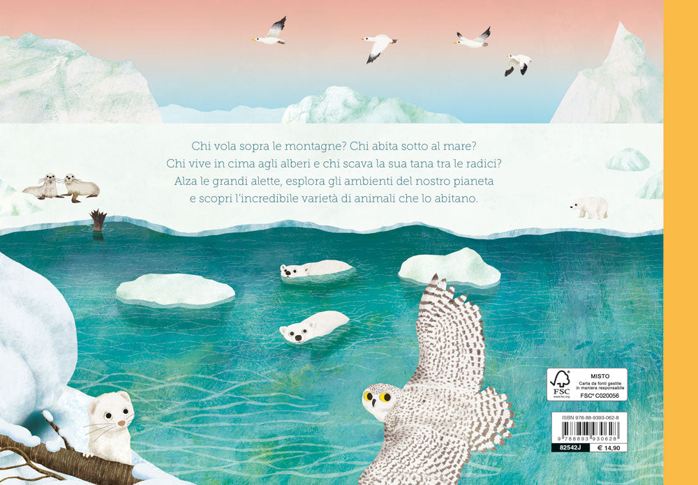 Sopra e sotto::Solleva le alette e scopri gli habitat naturali