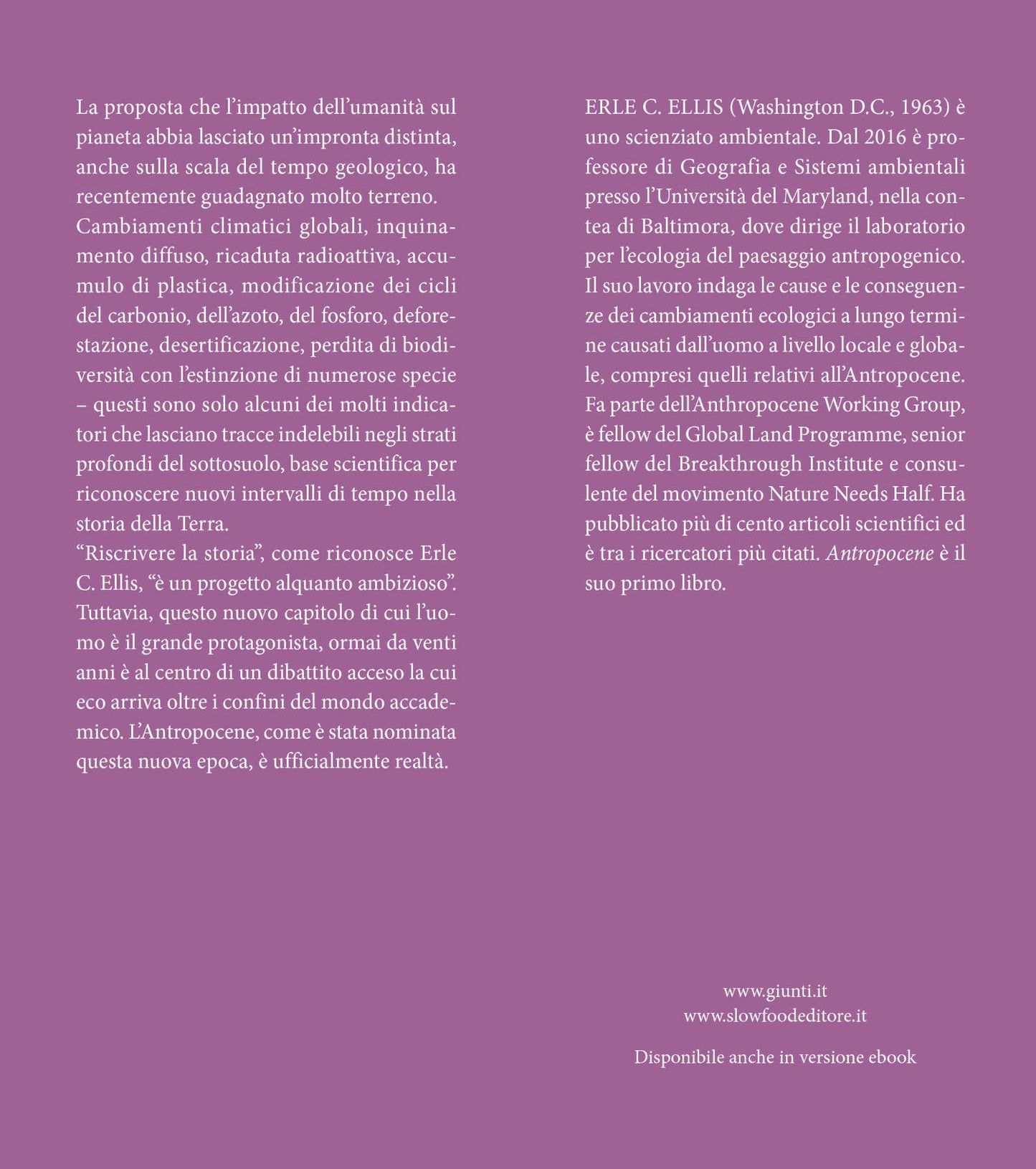 Antropocene::Esiste un futuro per la Terra dell'uomo?