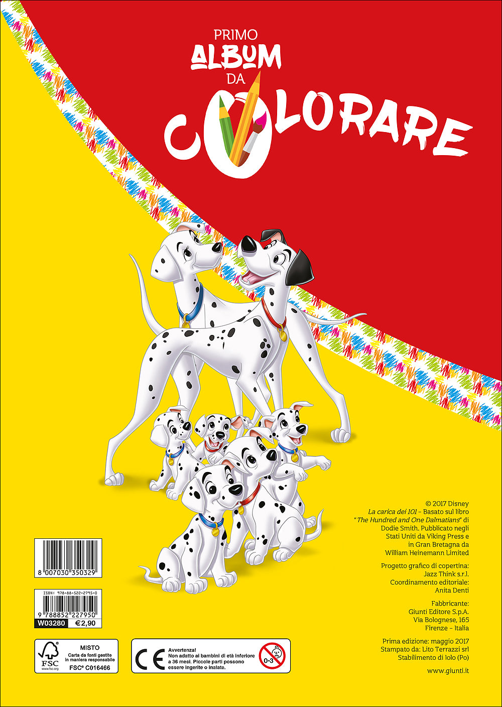Primo Album da Colorare - La carica dei 101