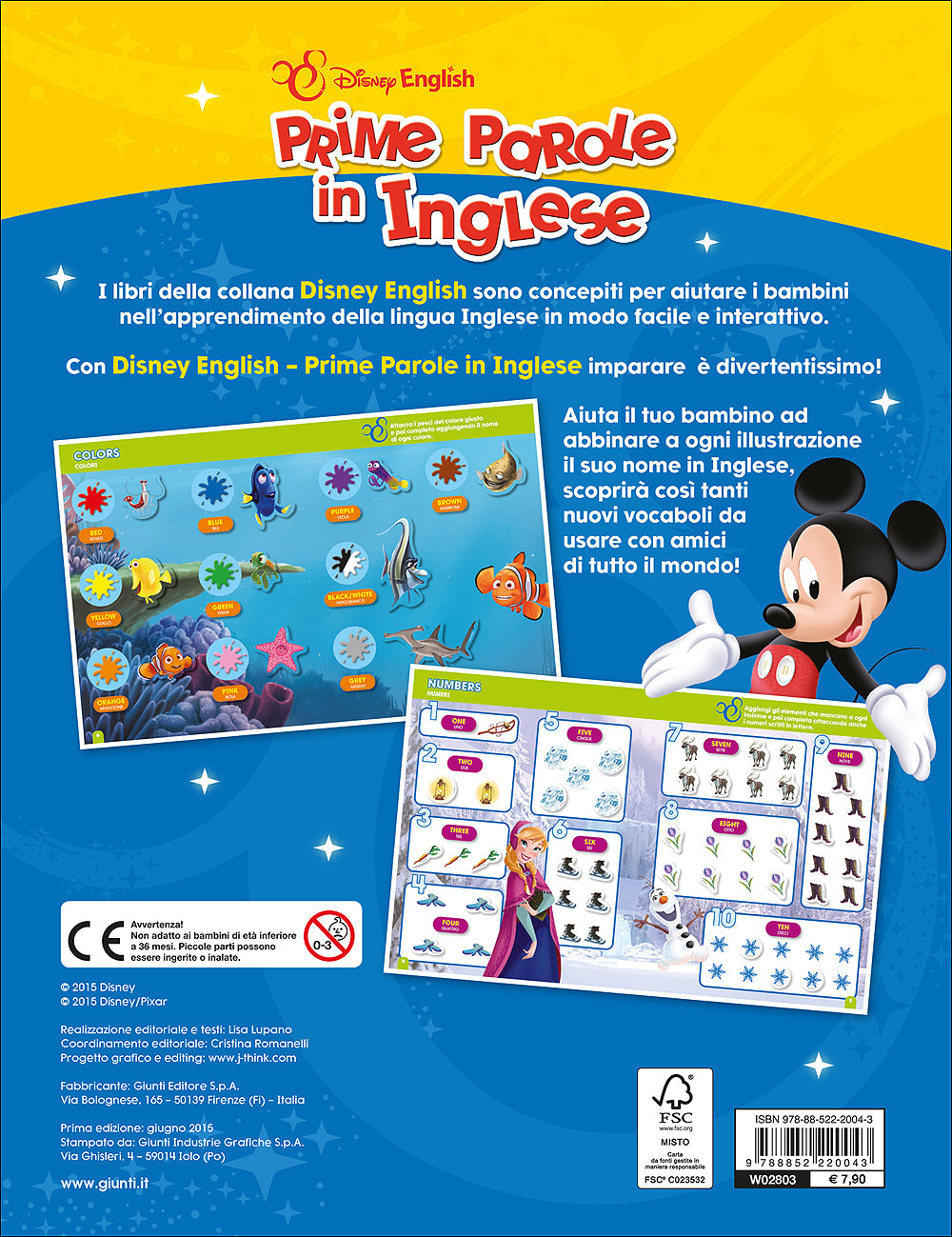 Disney English - Prime Parole in Inglese::Impara l'Inglese giocando con tantissimi stickers!
