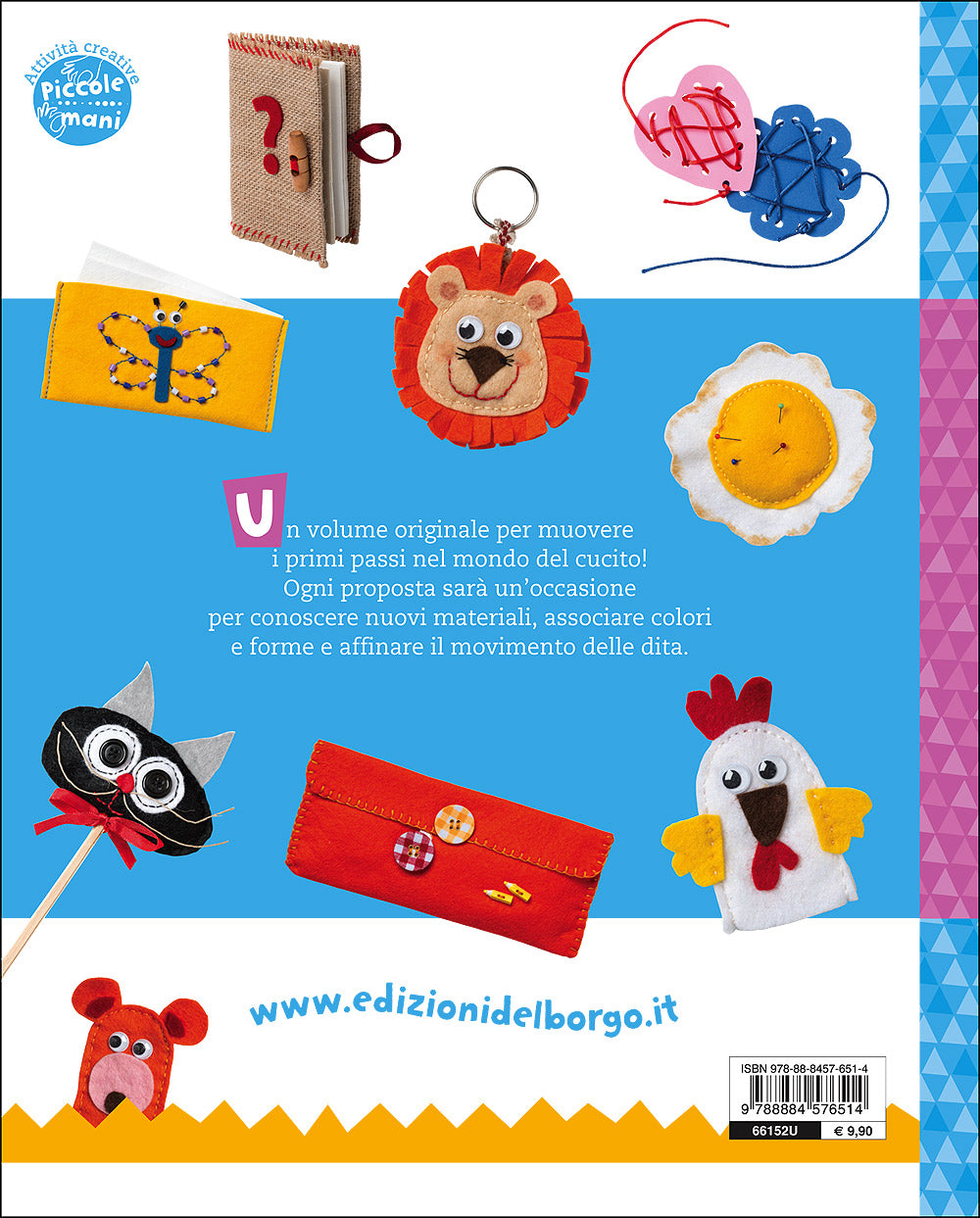 Cucito semplice per bambini::Tanti lavoretti semplici per imparare a cucire in modo facile e divertente - Con modelli all'interno!