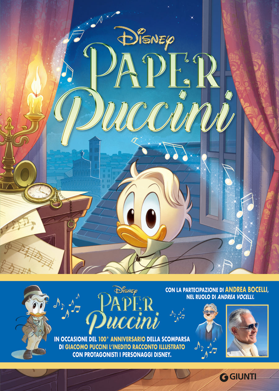 I personaggi Disney vi raccontano PaperPuccini con Andrea Bocelli. Appuntamento a Giunti Odeon