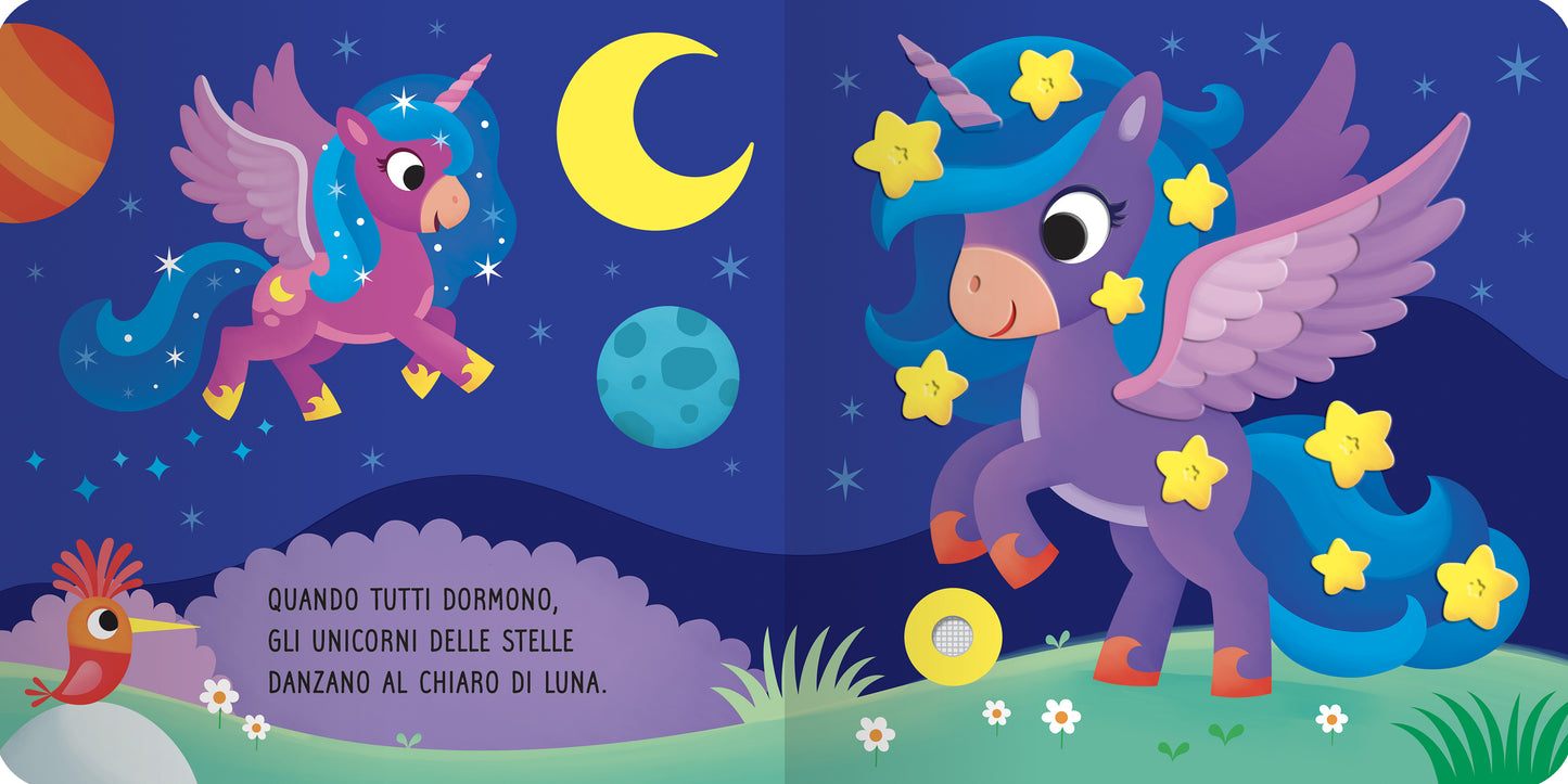 Unicorni::Libro tattile sonoro