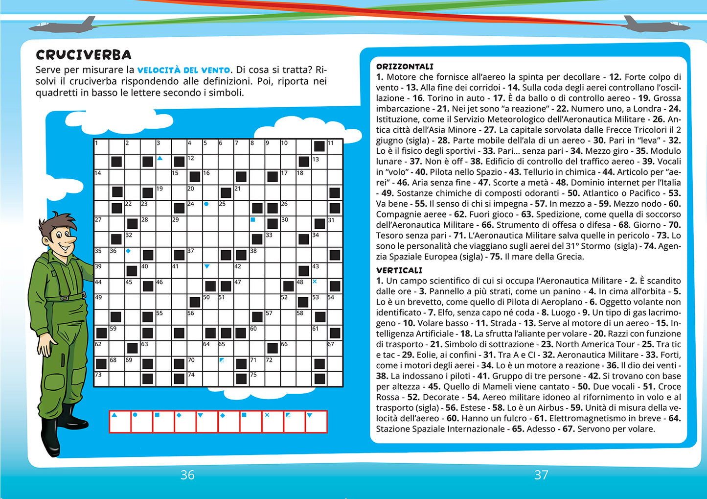 Giochi ad alta quota::Test, cruciverba, quiz e tanto altro con la nostra Aeronautica Militare