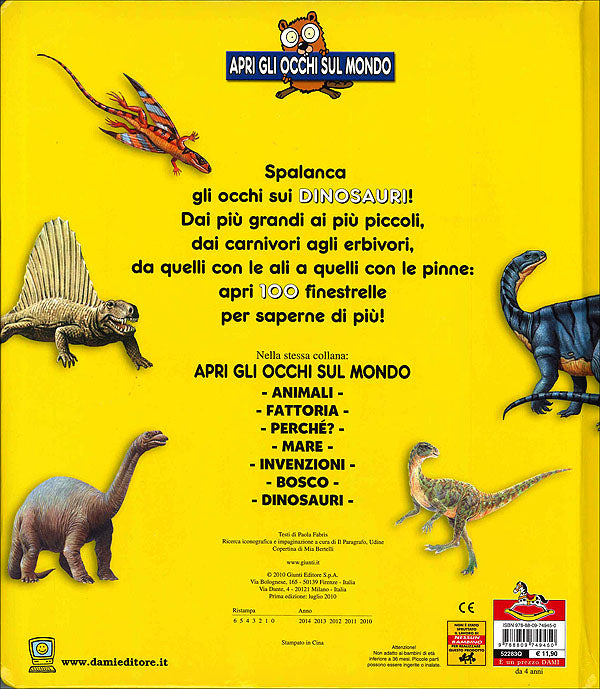 Dinosauri::100 finestrelle!