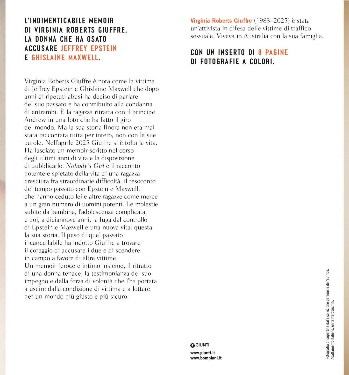 Nobody's Girl::La mia storia di sopravvivenza in nome della giustizia