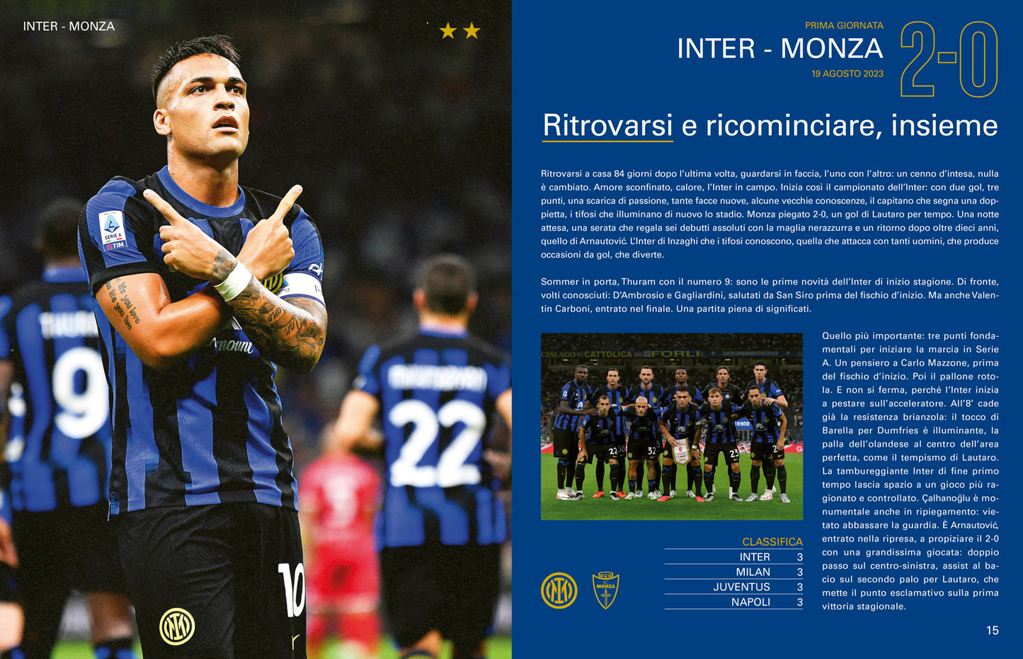 La seconda stella::Il libro  ufficiale del ventesimo scudetto dell'Inter