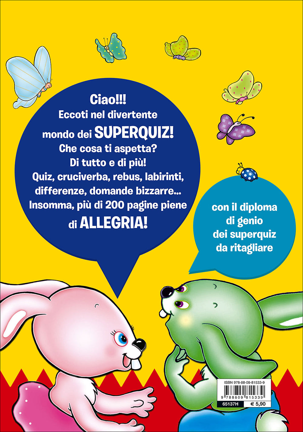 Enigmistica - Superquiz::Da 5 a 7 anni - Con il diploma di genio dei superquiz da ritagliare