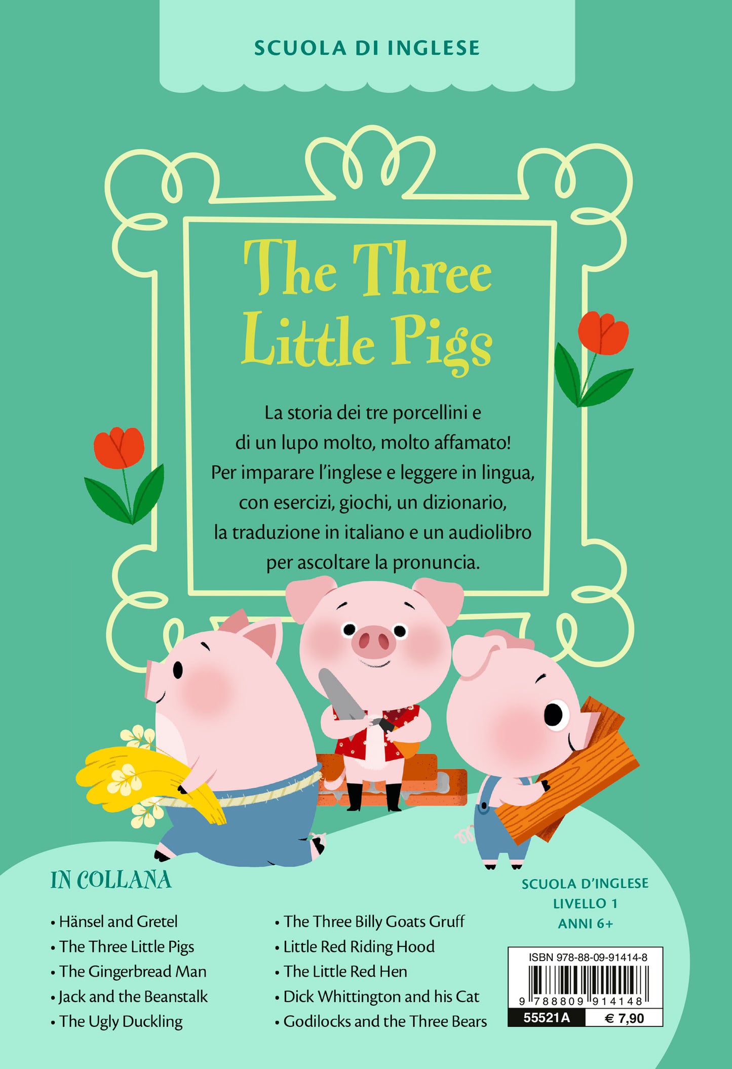 The three little pigs::con audiolibro