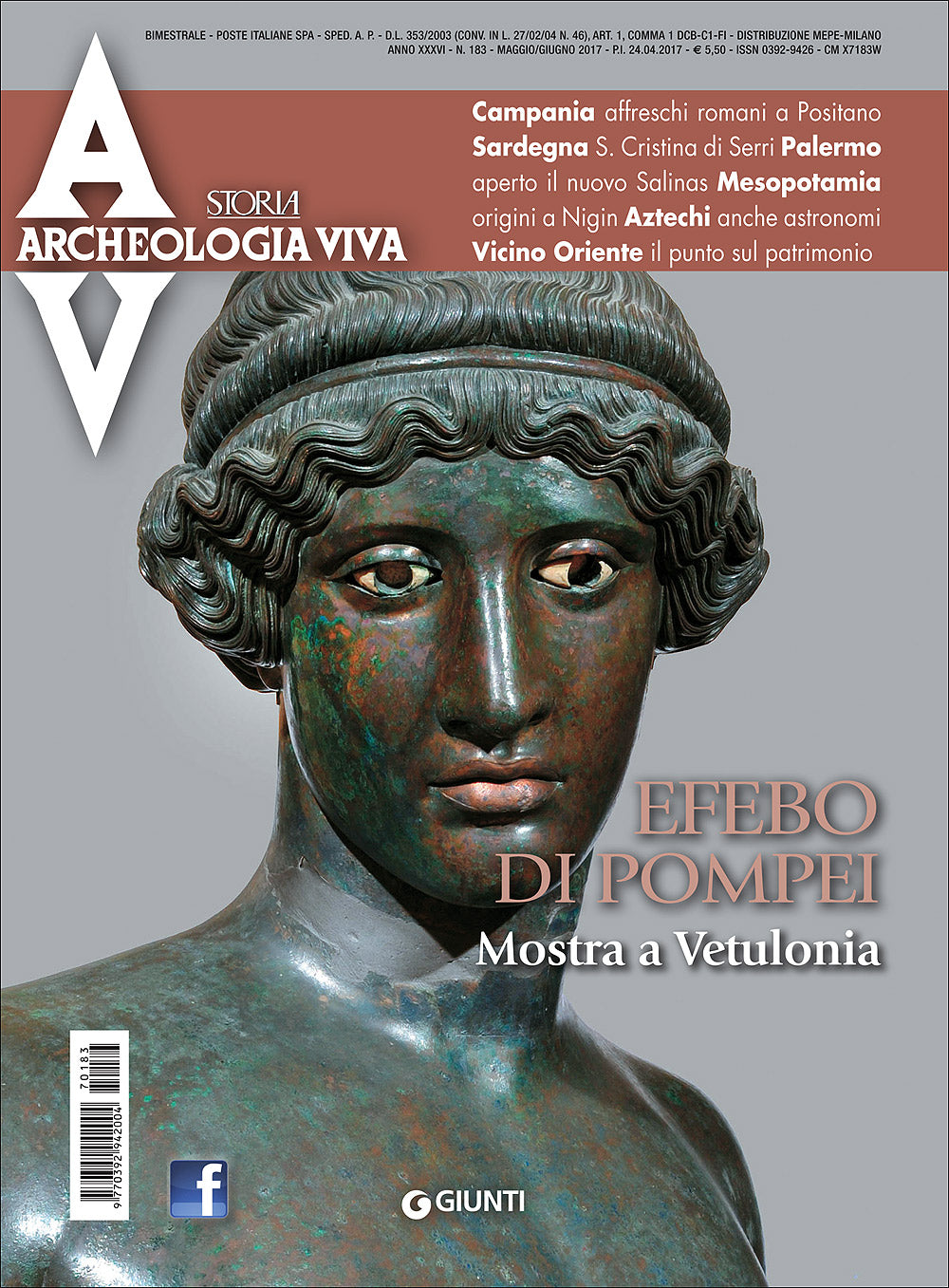 Archeologia Viva n. 183 - maggio/giugno 2017::Rivista bimestrale