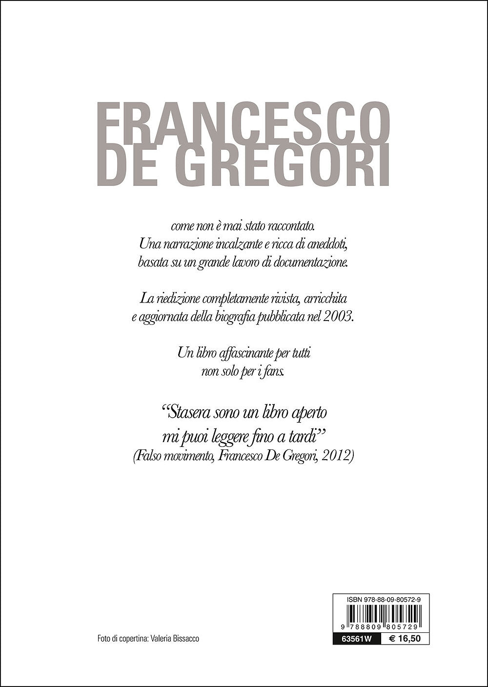 Francesco De Gregori::Mi puoi leggere fino a tardi