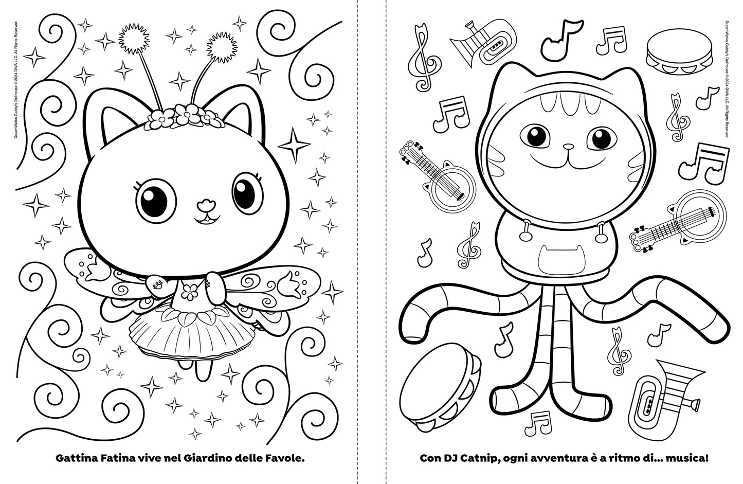 La Casa delle Bambole di Gabby. Il mio album pastello. Evviva i colori!