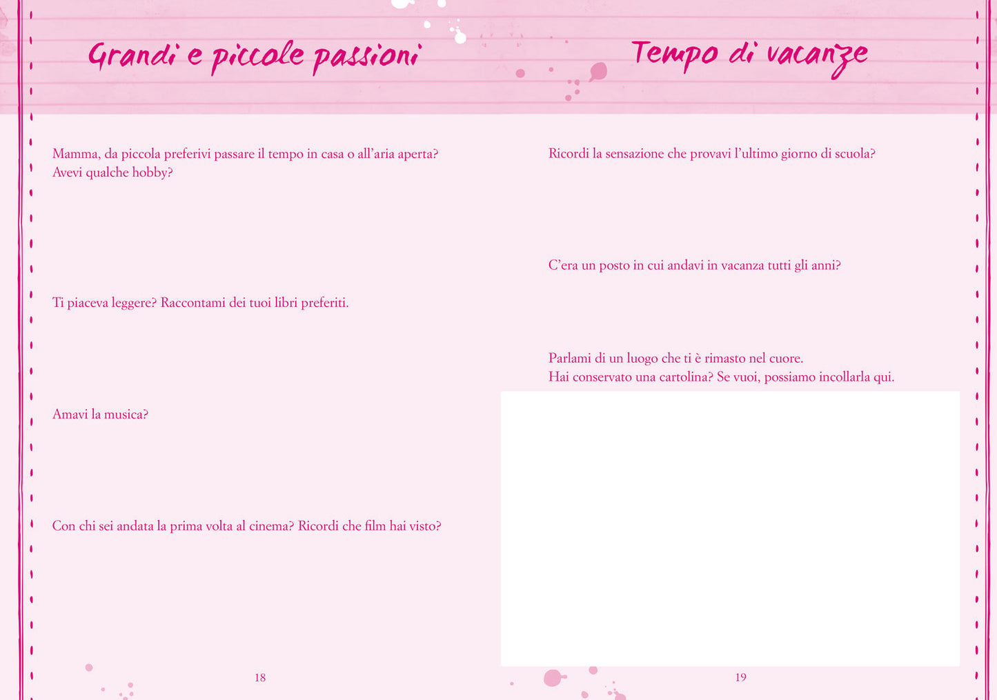 MAMMA, SCRIVIAMO LA TUA STORIA