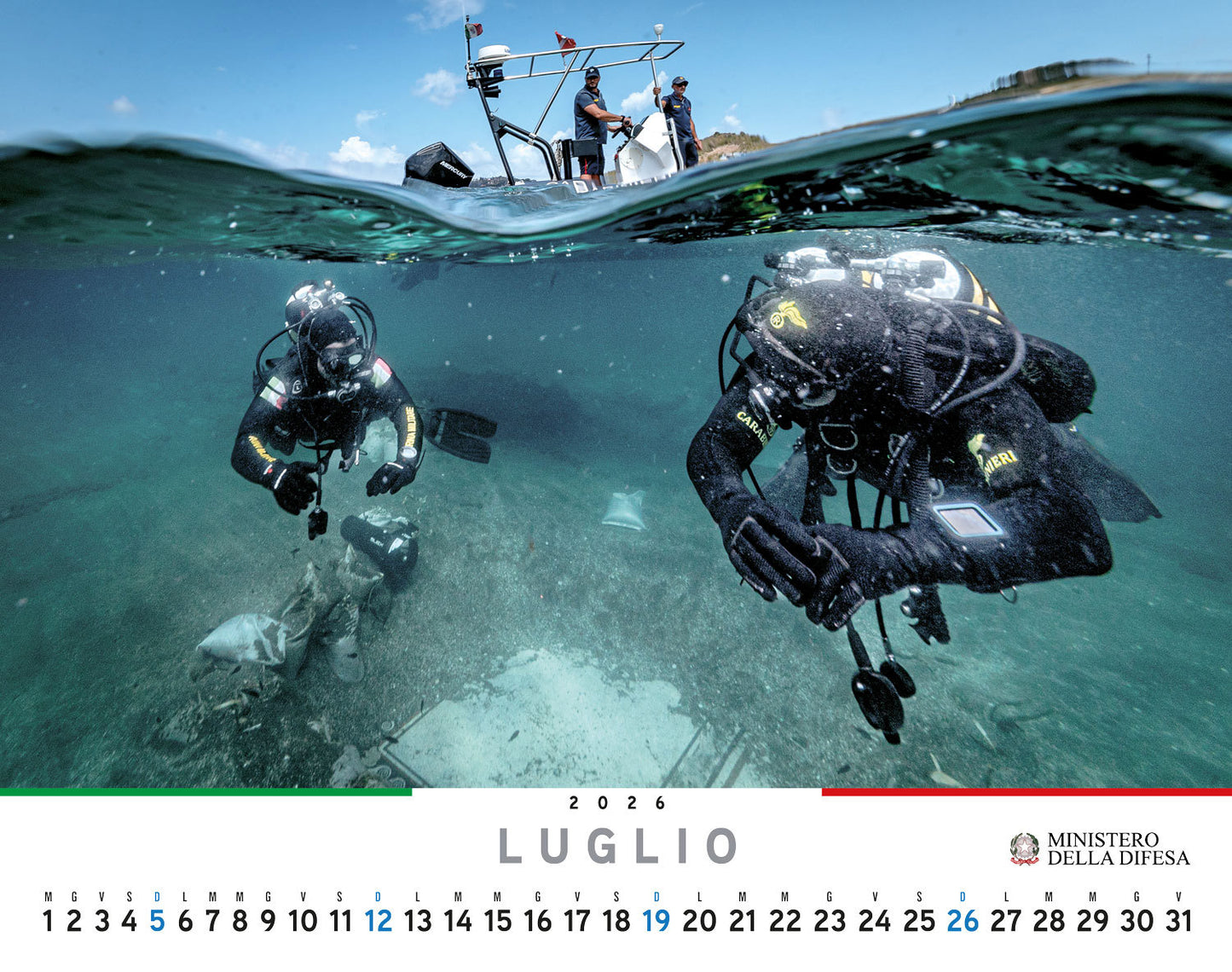 Calendario Difesa 2026 - da parete ::La forza che unisce