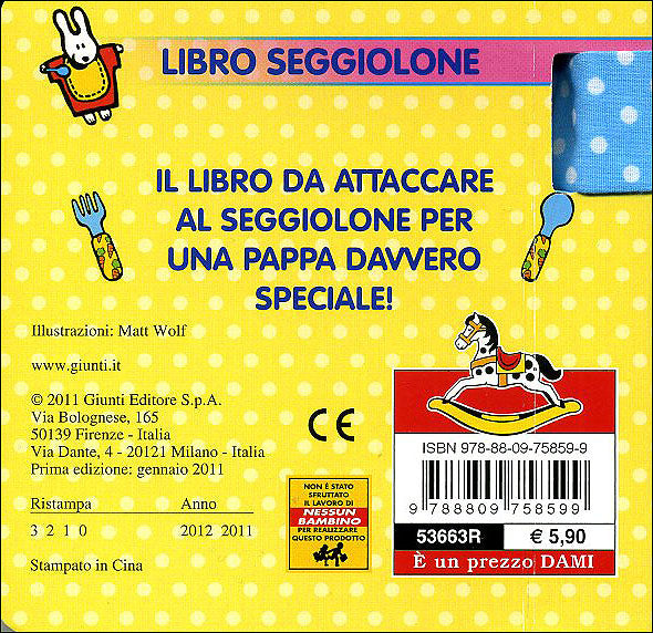 W la pappa!::Libro seggiolone