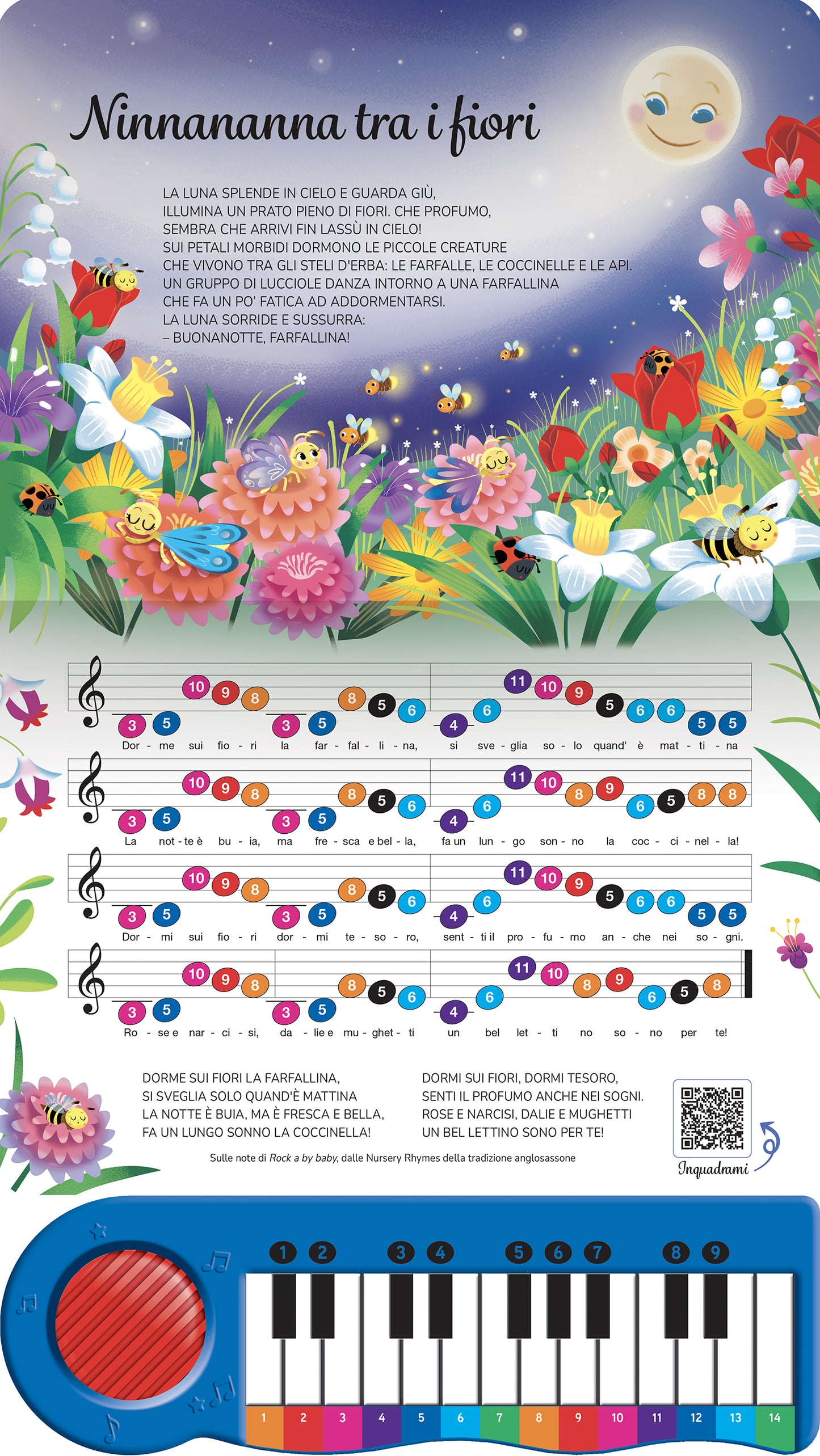 Il libro pianoforte della buonanotte::Con 8 famose ninnenanne da leggere, cantare e suonare!