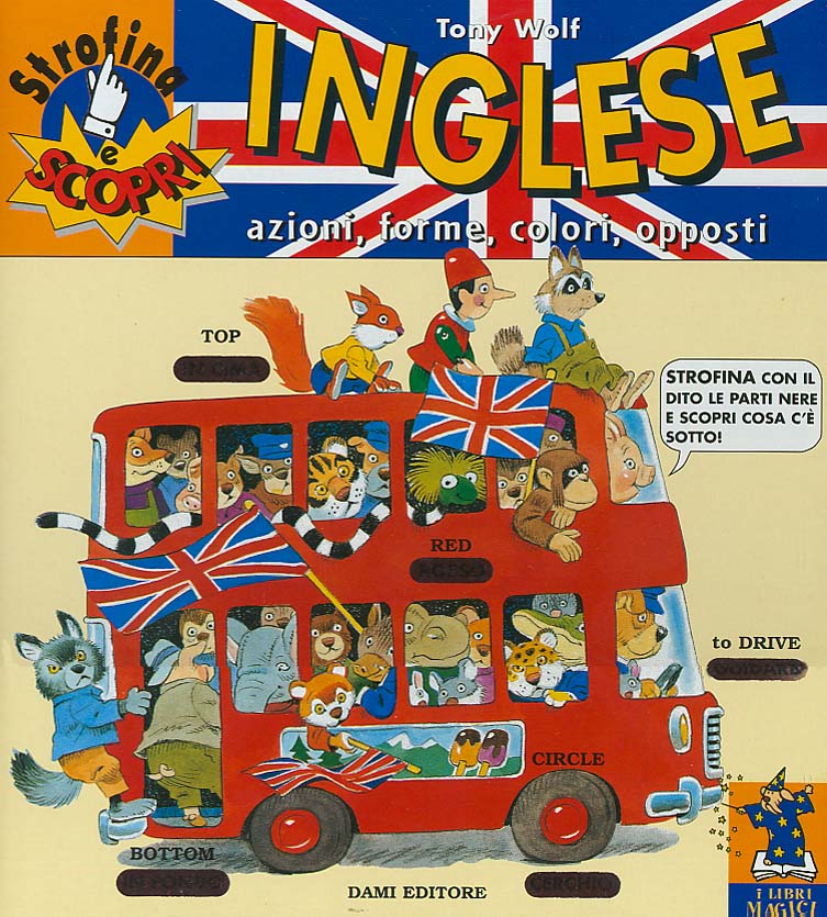 Inglese - azioni, forme, colori, opposti::I libri magici