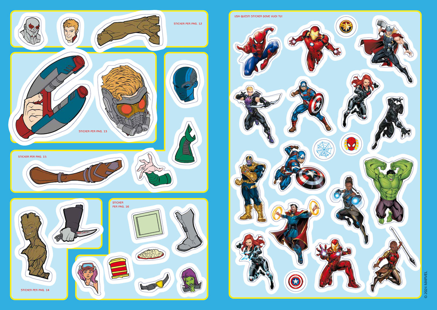 Marvel Staccattacca&colora::I tuoi supereroi