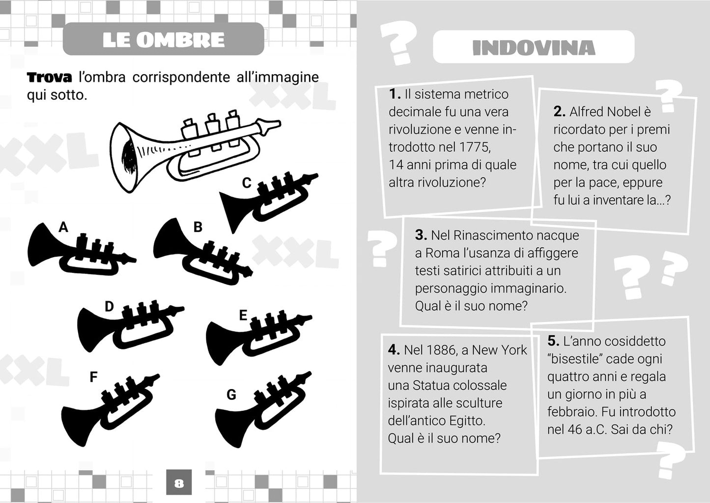 Enigmistica XXL::Grandi giochi da fare senza occhiali