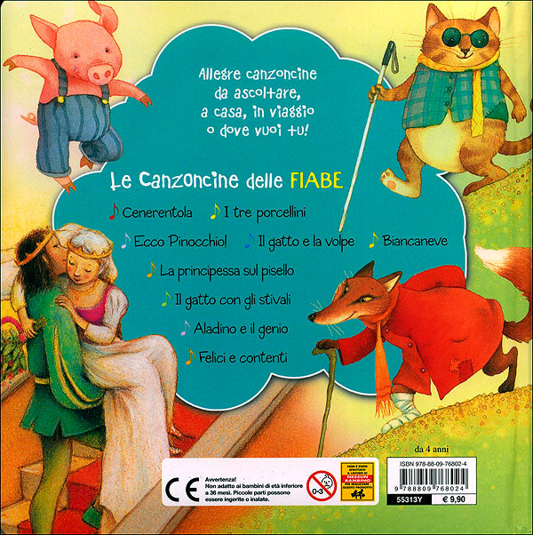 Le Canzoncine delle Fiabe + CD::Leggi e canta con noi!