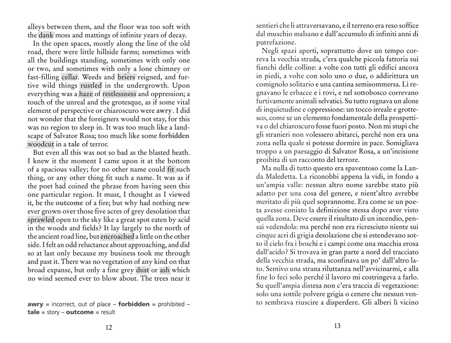 Horror Stories - Racconti dell'orrore::Con testo a fronte e note linguistiche