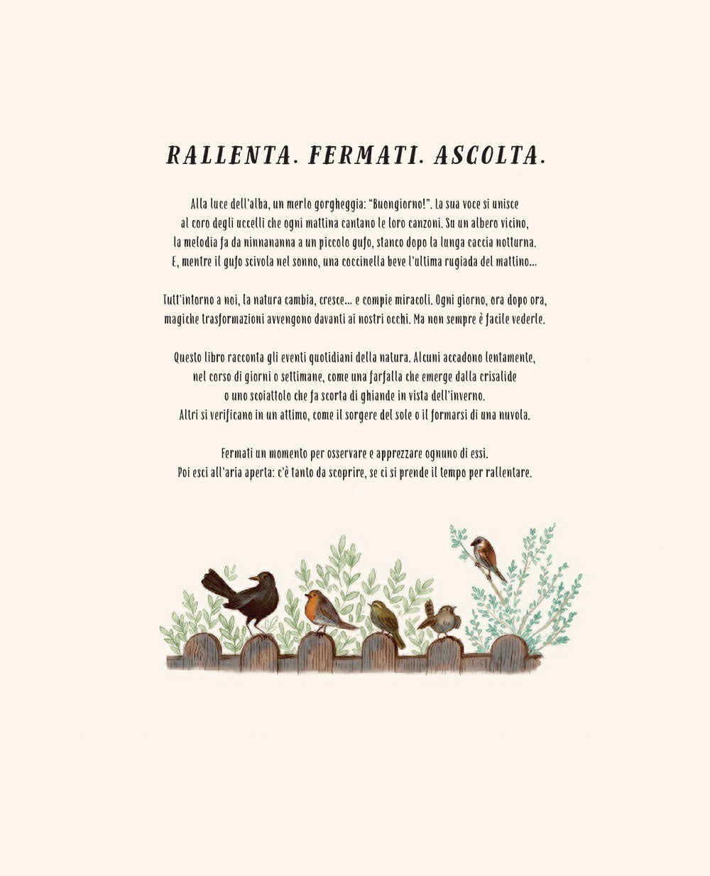 Piano piano... osservare la natura per vivere senza fretta::50 Storie