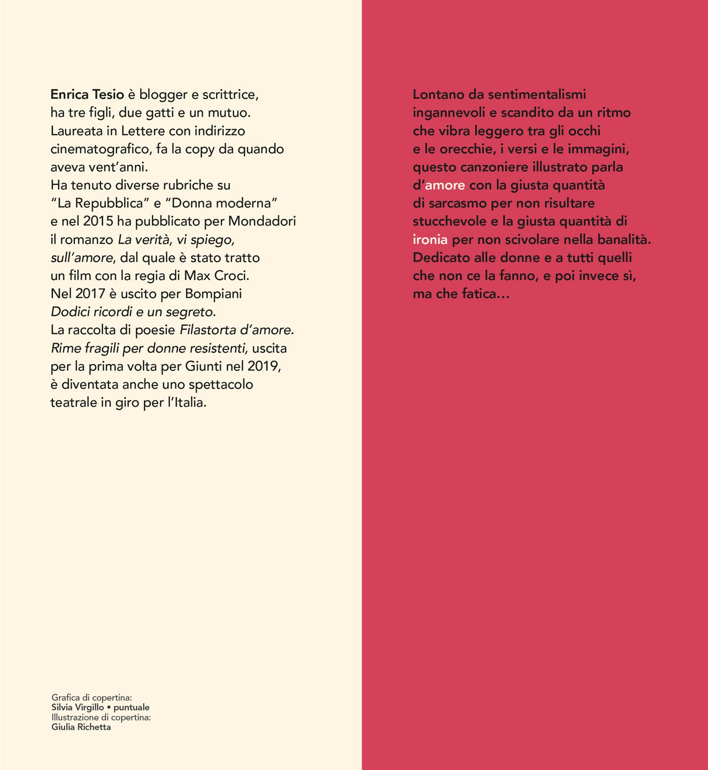 Filastorta d'amore::Rime fragili per donne resistenti