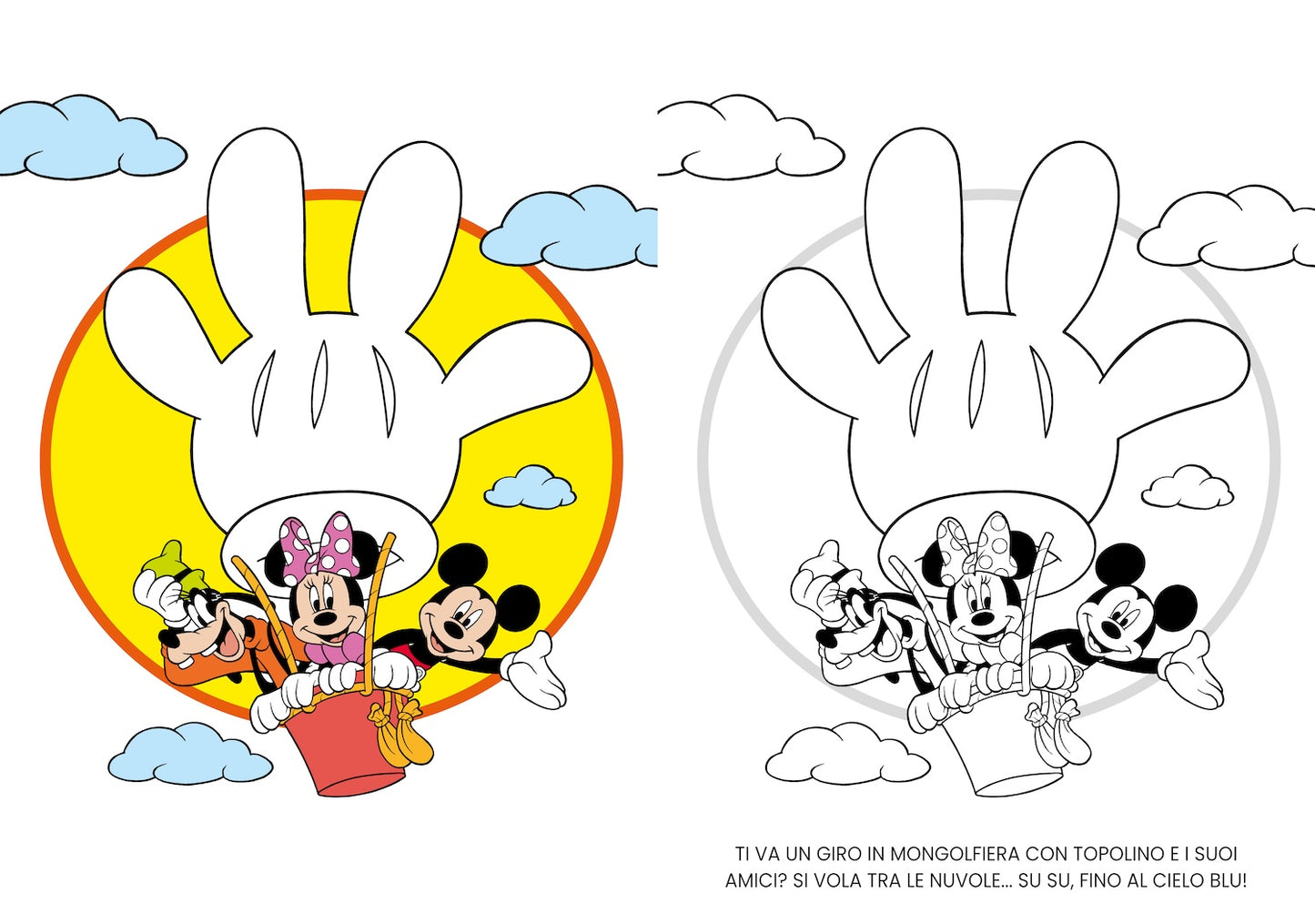 Mickey Mouse Clubhouse Primo album da colorare::Un mondo di allegria!