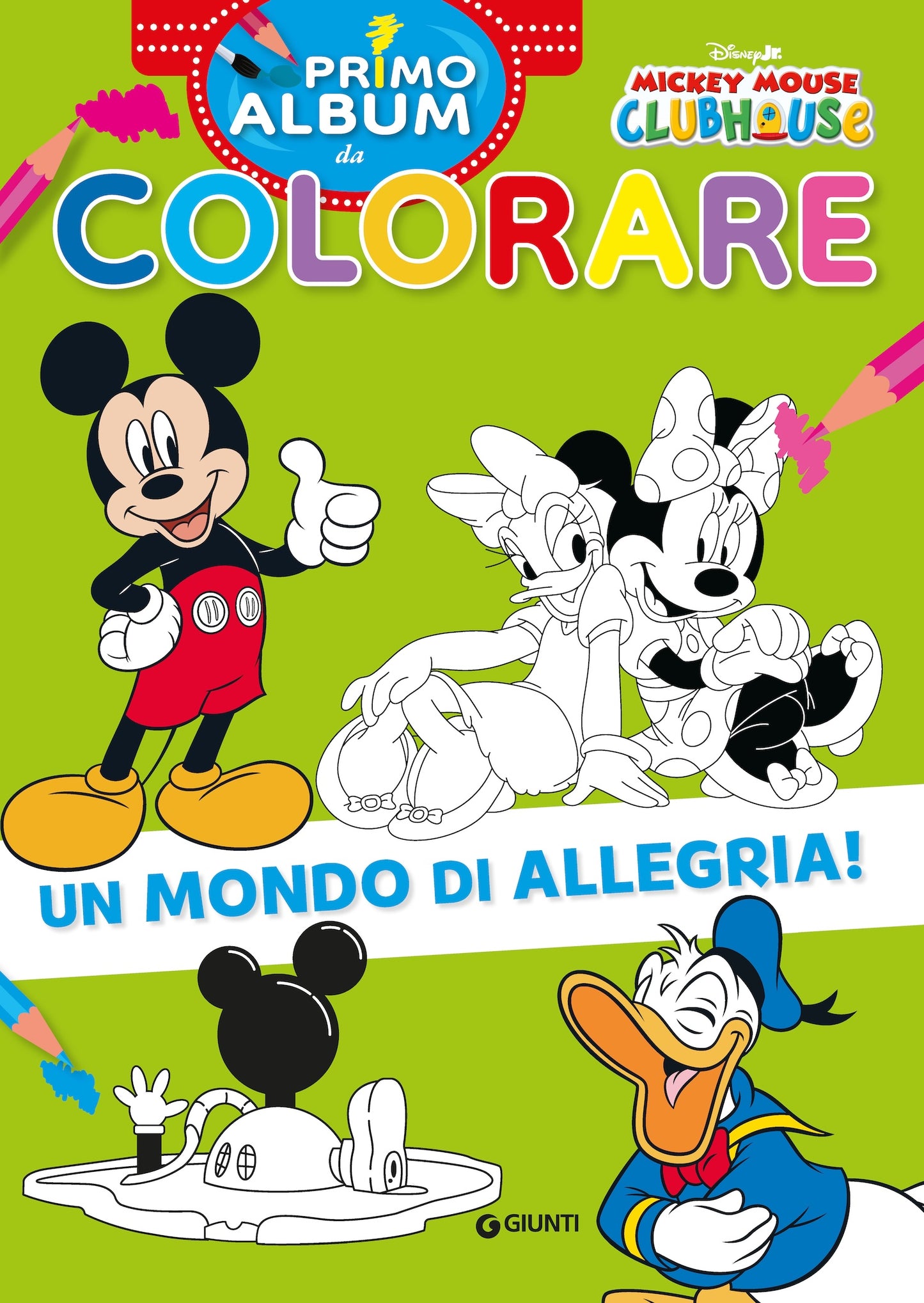 Mickey Mouse Clubhouse Primo album da colorare::Un mondo di allegria!