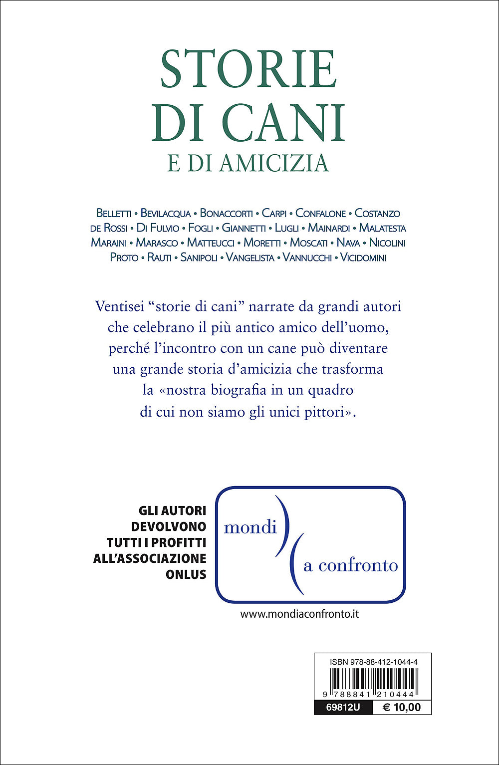 Storie di cani e di amicizia::Grandi autori raccontano