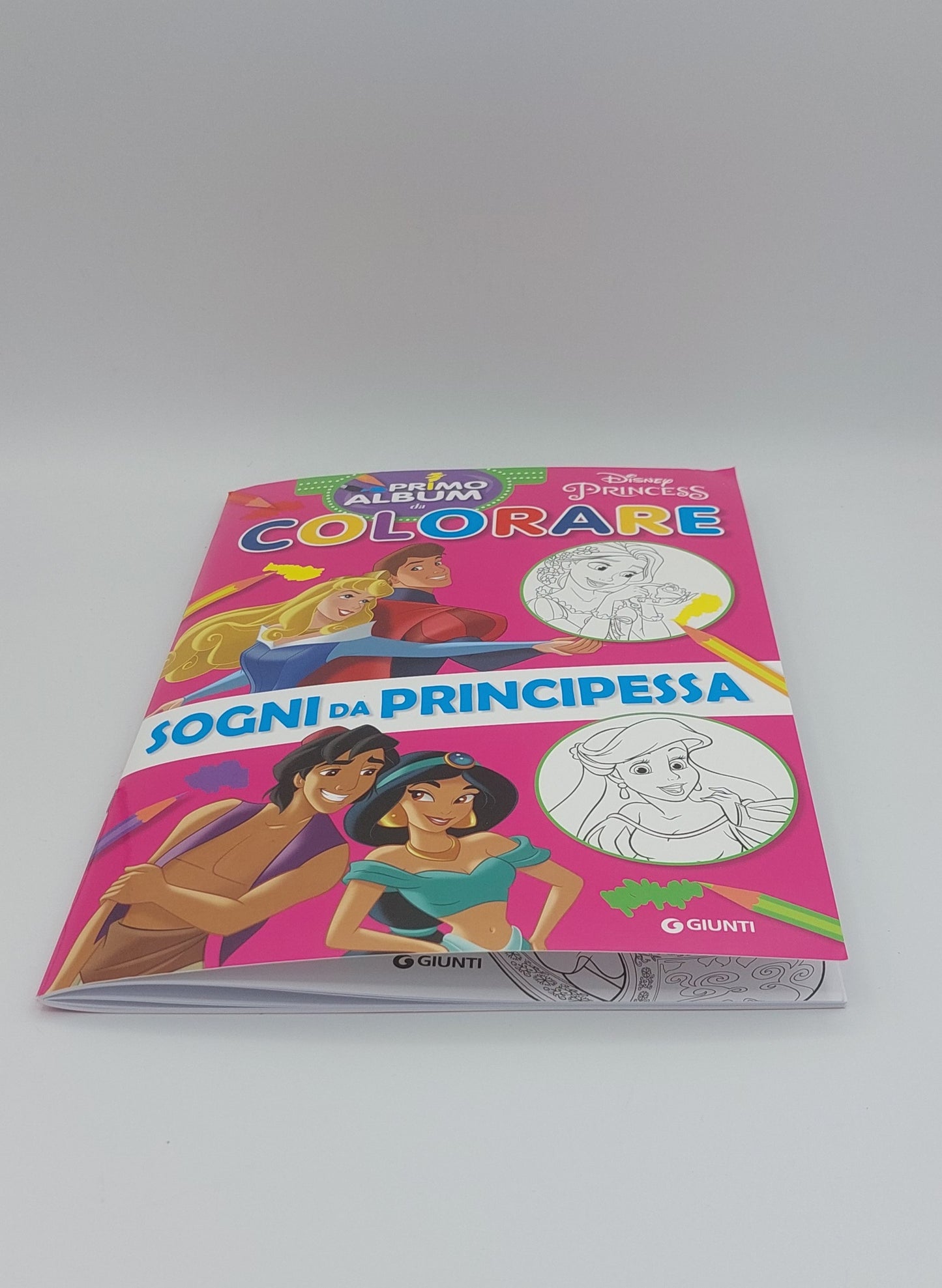 Primo album da colorare Disney Princess::Sogni da Principessa