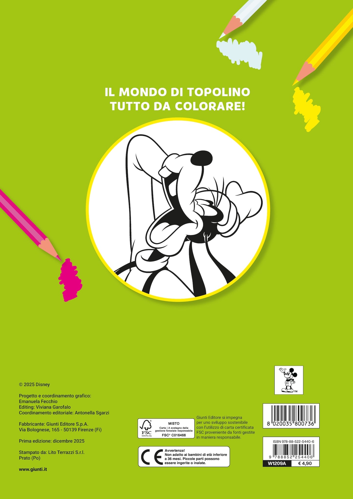 Mickey Mouse Clubhouse Primo album da colorare::Un mondo di allegria!