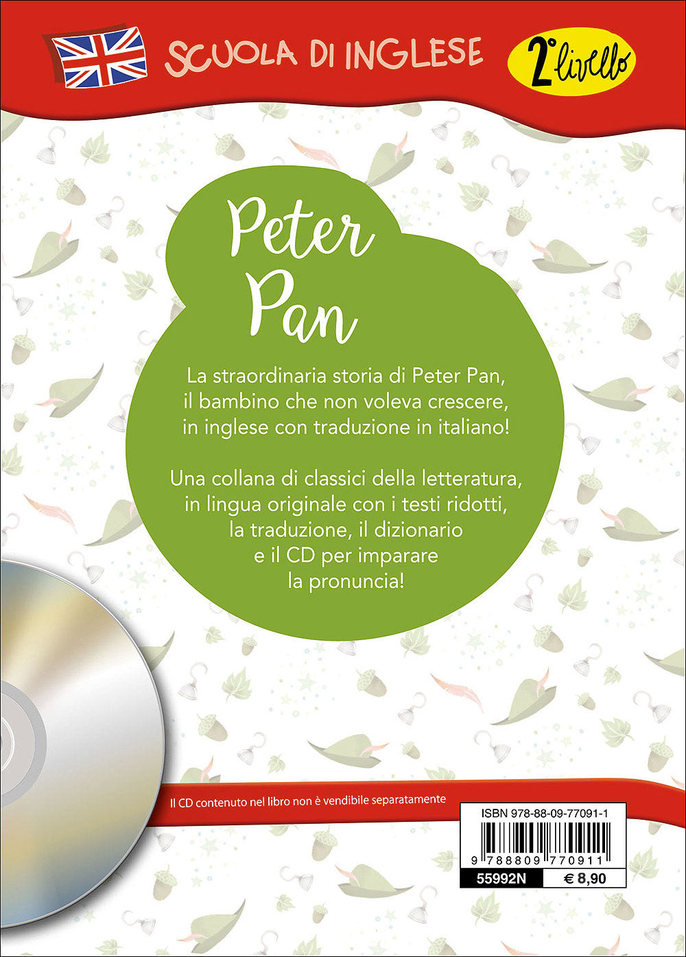 Peter Pan + CD::Con traduzione e dizionario