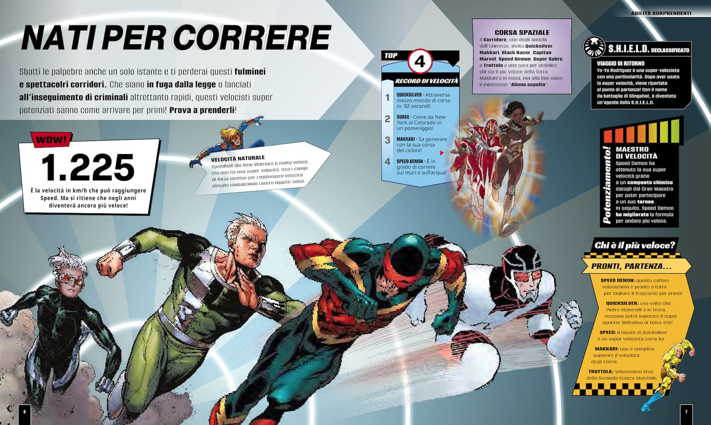 Marvel Record incredibili::Superpoteri e numeri sorprendenti