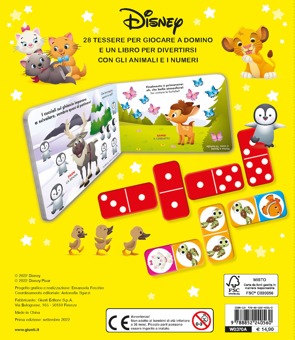 Libro Domino Disney Animali e Numeri