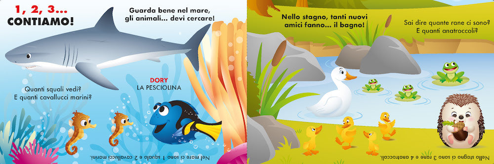 Libro Domino Disney Animali e Numeri