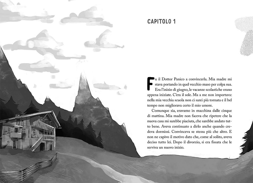 La casa delle bambole di legno