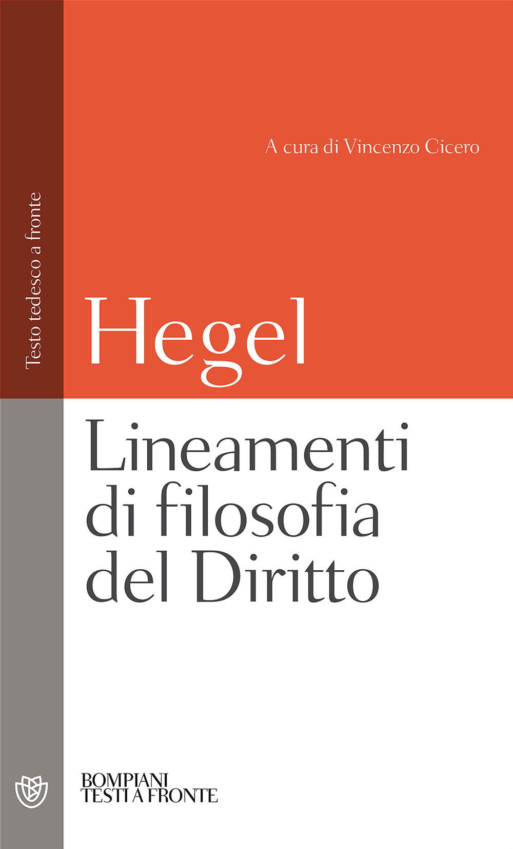 Lineamenti di filosofia del Diritto::Testo tedesco a fronte