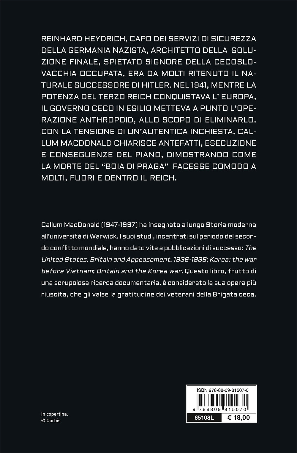 Operazione Anthropoid::L'attentato a Reinhard Heydrich, il ''boia di Praga''